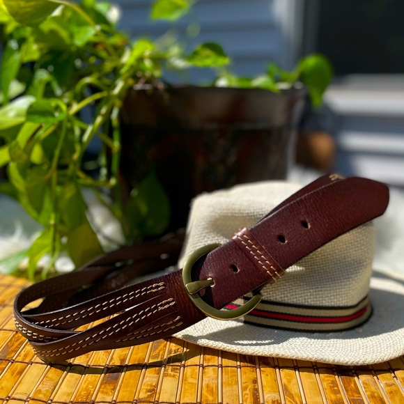 Linea Pelle Braided Leather Belt - Picture 10 of 10